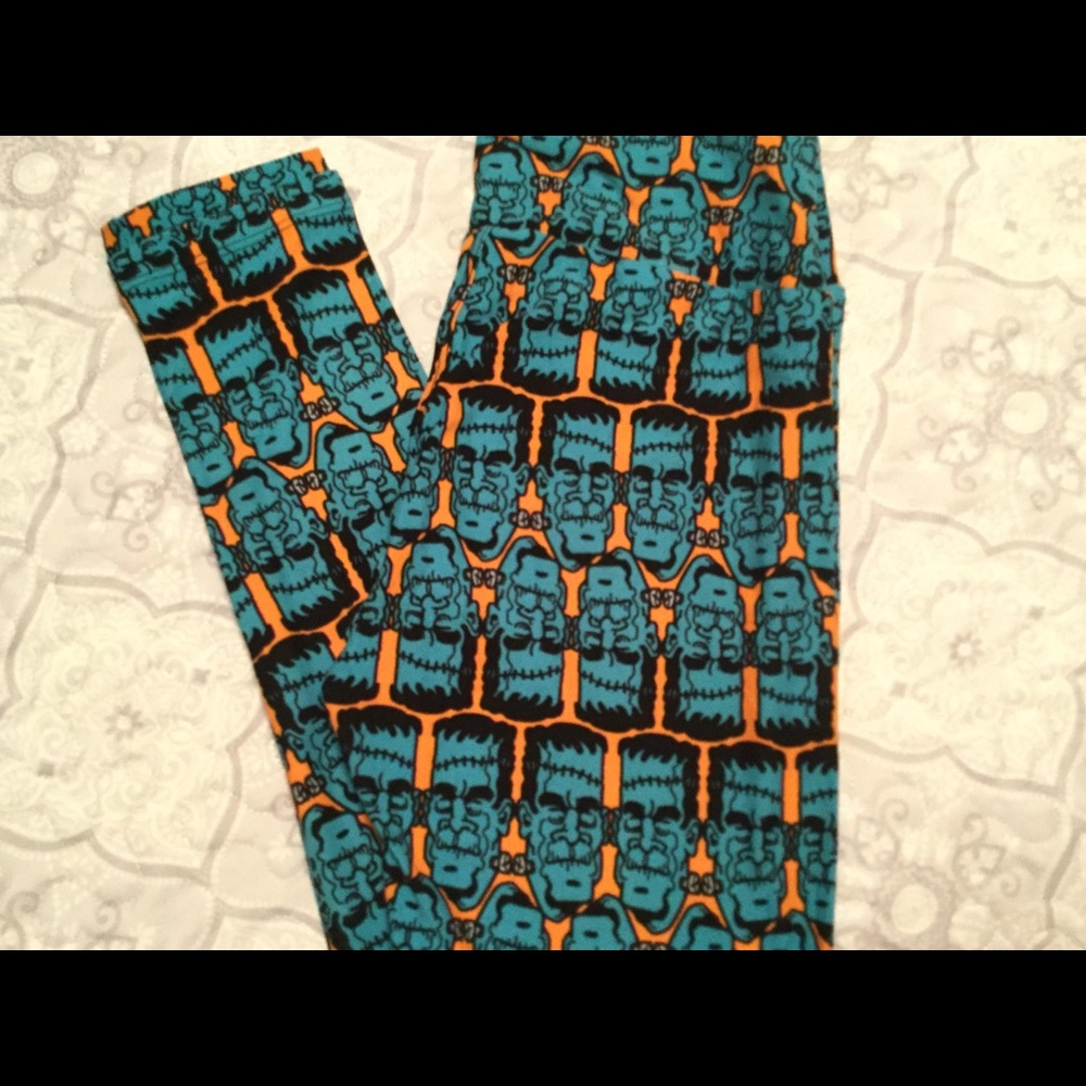 Lularoe OS Frankenstein Leggings.